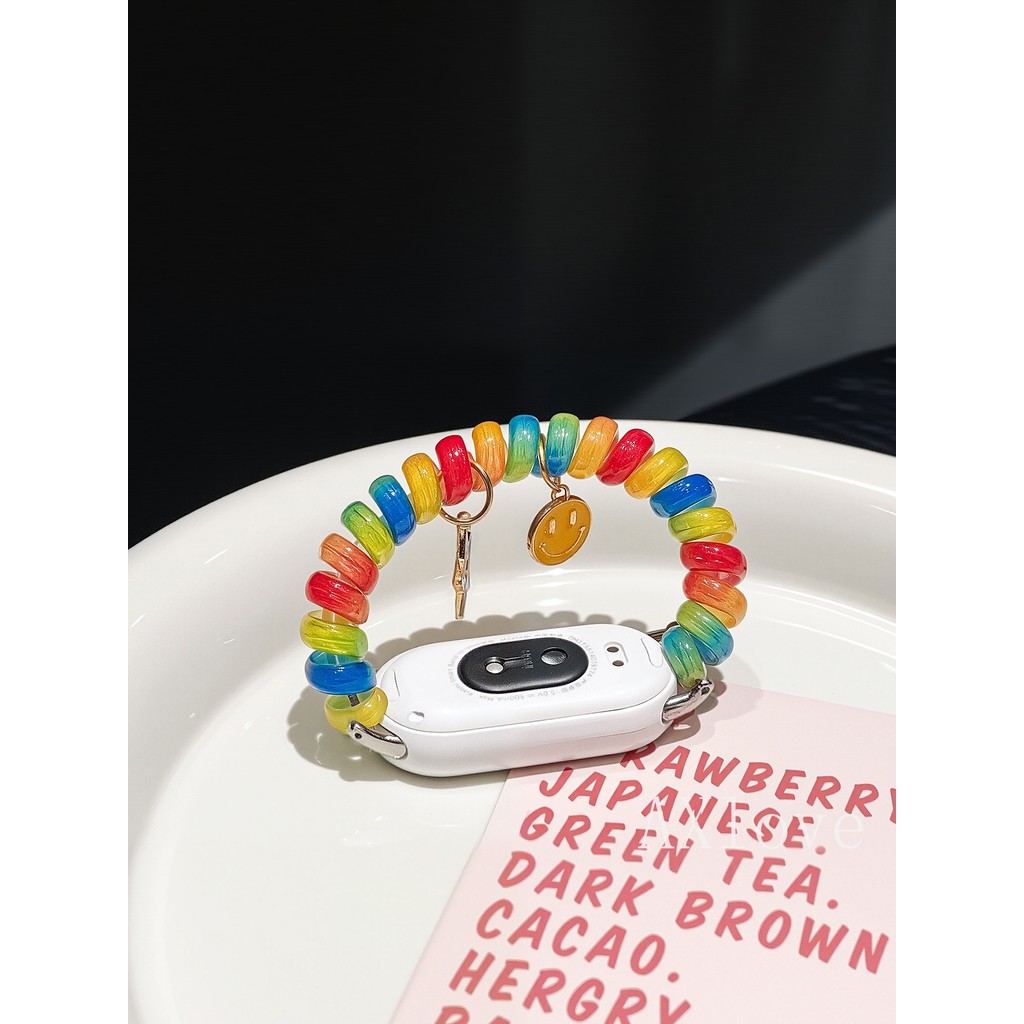 สายรัดยางรัดผมแบบยืดหยุ่นสําหรับวง 10 9 8 7 Pro 6 5 4 3 ยืดสําหรับ Miband 8 9 Redmi 5 4 Active Bands