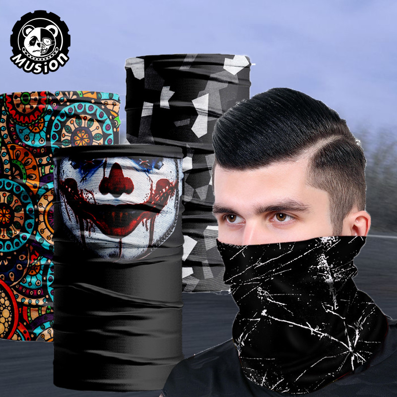 Musion Tubemask Scarf ยืดหยุ่น ป้องกัน UV และระบายอากาศได้ดี สวมใส่ง่ายสำหรับทั้งผู้ชายและผู้หญิง