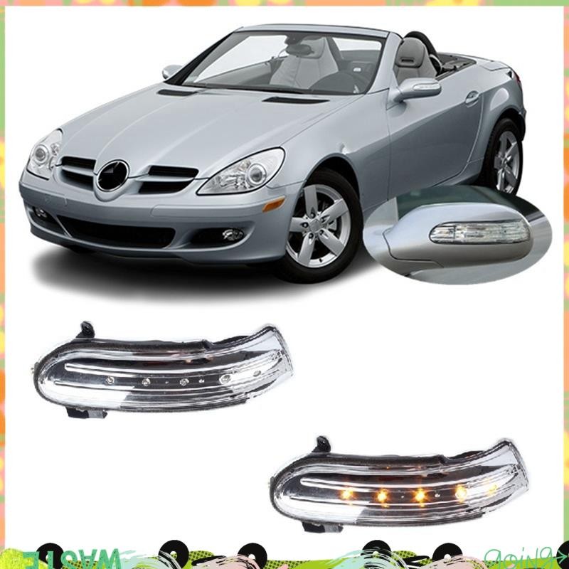 รถด้านข้างกระจกมองหลังโคมไฟกระพริบไฟเลี้ยวสําหรับ Class R171 W171 SL Class R230 W230