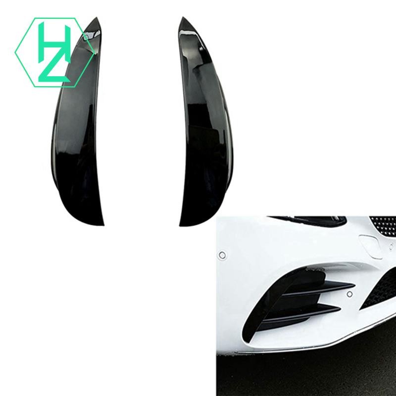 กันชน Splitter ด้านข้าง Vent Flap Fin Cover สําหรับ - E Class W213 C238 E200 E300 E350 2016-2019