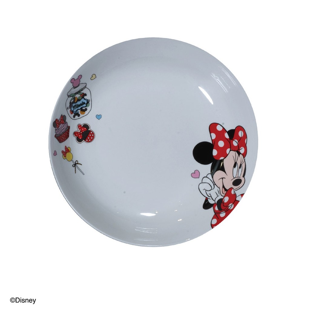 SB Design Square จานเซรามิค DISNEY รุ่น MICKEY-MINNIE#FGPL92221RPD10 (20x20x4 ซม.)  แบรนด์ DISNEYHOM