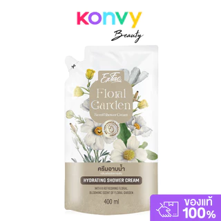 EXFAC Rose Pink Scent Shower Cream Refill 400ml เอ็กซ์แฟค ผลิตภัณฑ์ครีมอาบน้ำทำความสะอาดผิวกาย.