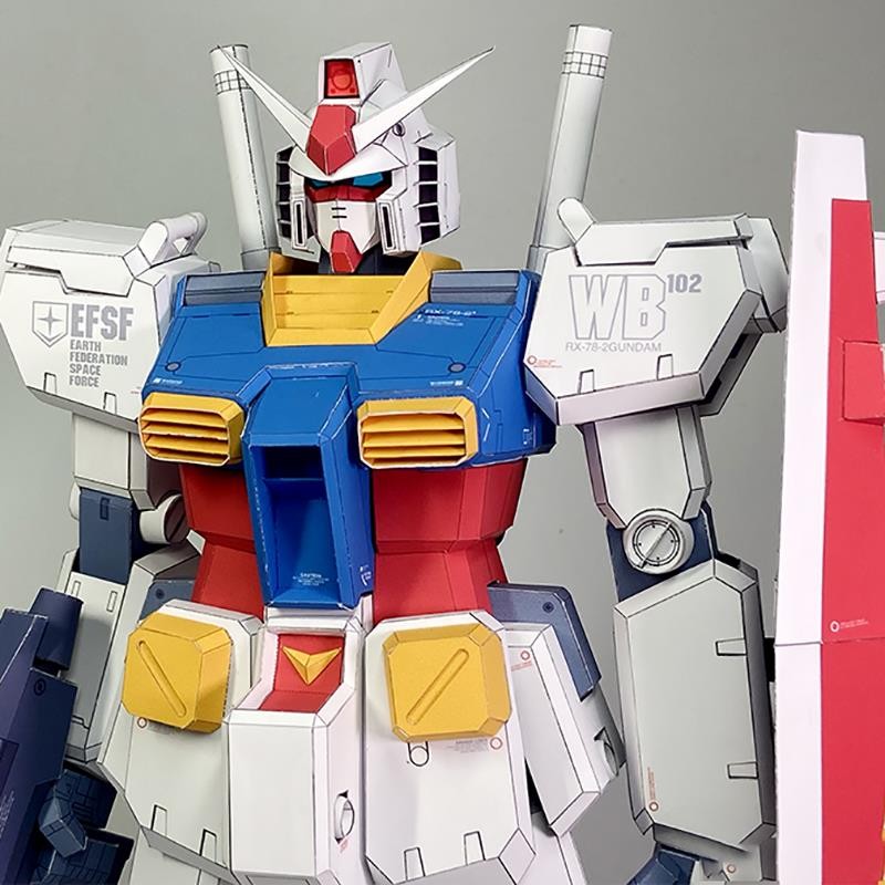 R RX-78-2Gundam Gundam Paper Model 3D Paper Model-dimensio RX-78-2Gundam Gundam Paper Model 3D สามมิ