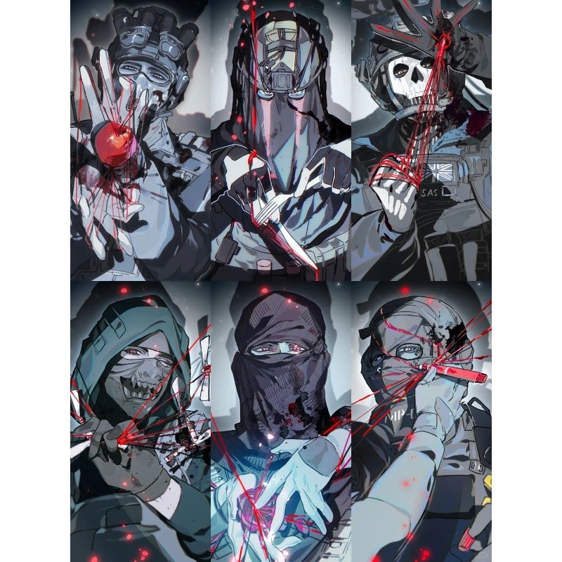 สินค้าเกม Call of Duty COD, keegan nikto konig ghost creueger, ของขวัญการ์ดยืน