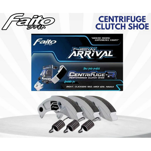 [ ชุด 3 ชิ้น ] FAITO CENTRIFUGE-R CVT CLUTCH AUTO SHOE SCOOTER NVX155 V1-V3 / NVX / NMAX
