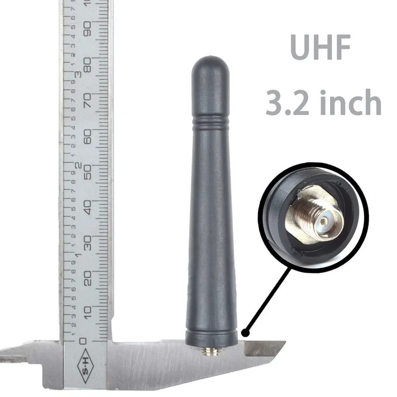 KRA-23 3.2 นิ้ว 400-470MHz Walkie Talkie UHF เสาอากาศสําหรับ TK370 TK372 TK380 TK390 NX3200 NX3300 N