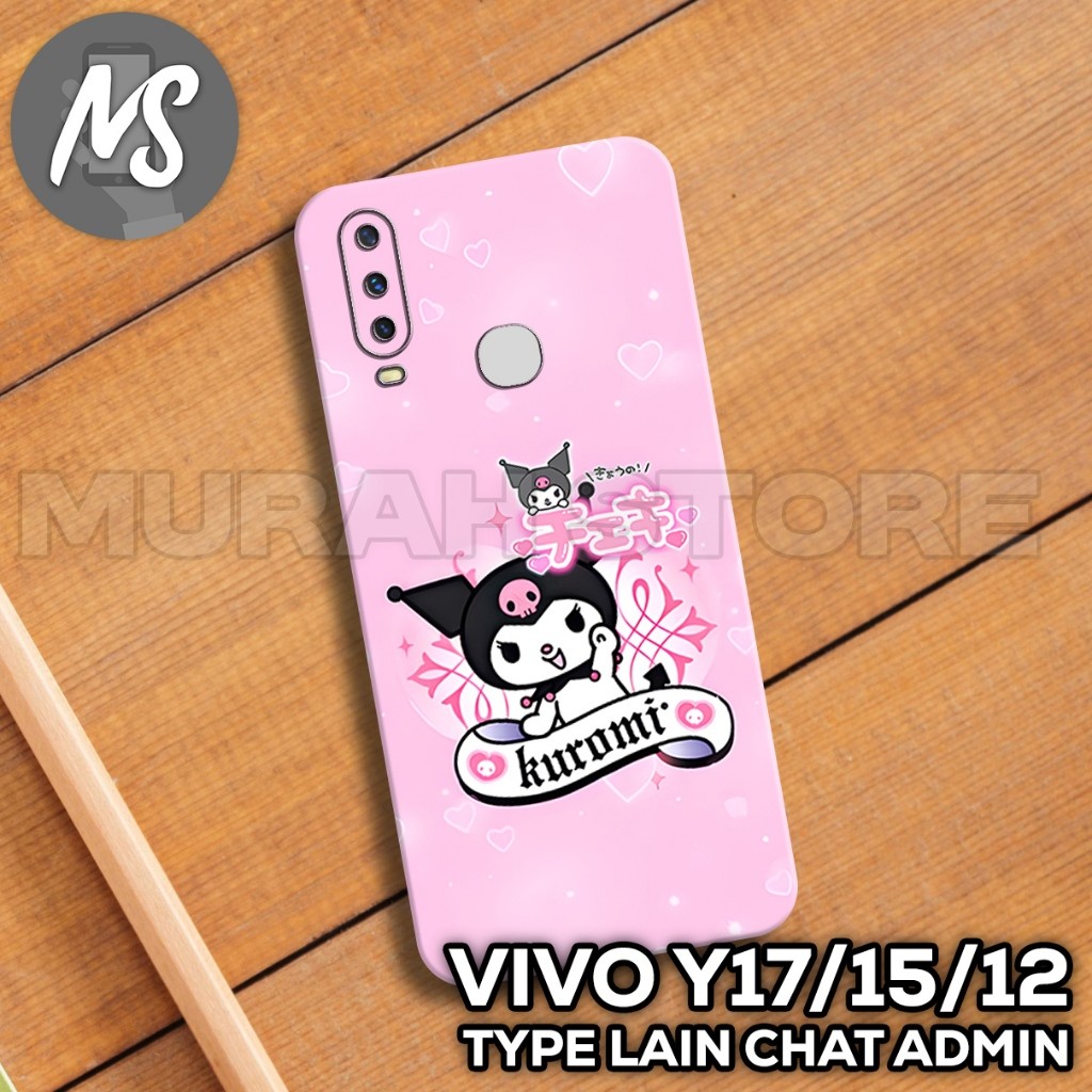 ยางเคสอ่อน REALME VIVO Y17/Y15/Y12 /MS26/ KUROMI motif/เคส VIVO Y17/Y15/Y12/casing VIVO Y17/Y15/Y12 