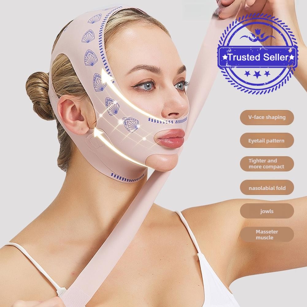 Face Care BANDAGE Breathable V Face Band Cheek Lift Mask Double Chin Up V-line Face Bandage J1b0