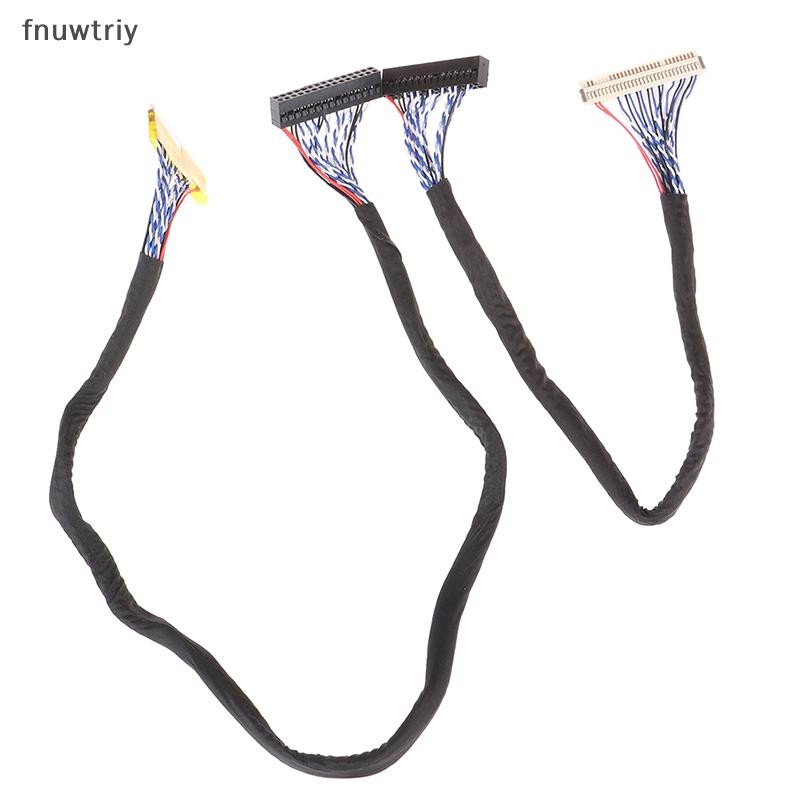 [fnuwtriy] สาย LVDS FIX-30P-S6 30pin double 2 ch 6-bit dual 6bit แผง LCD หน้าจอสาย VN