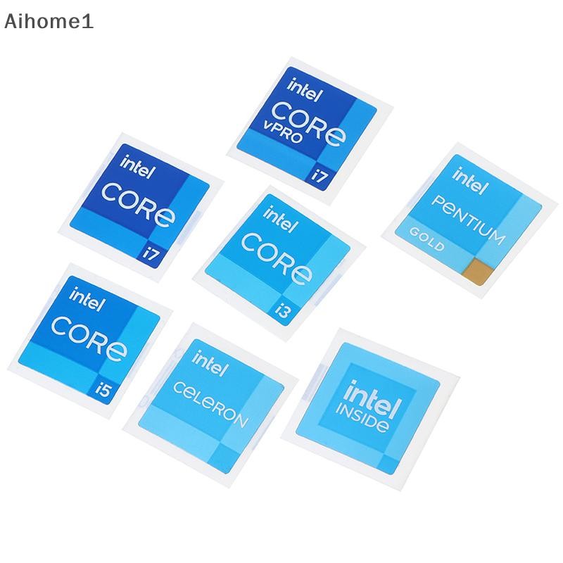 Aiho 5pcs ใหม่ 11 รุ่น i3 i5 i7 VPRO INSIDE แล็ปท็อปเดสก์ท็อป CPU DIY สติกเกอร์ n