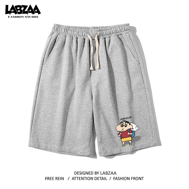 【ส่งจากไทย】กางเกงขาสั้นผู้ชายทรงหลวม🔥ฤดูร้อน ลายพิมพ์ชินจัง ระบายอากาศดี เกรดพรีเมี่ยม YG3037