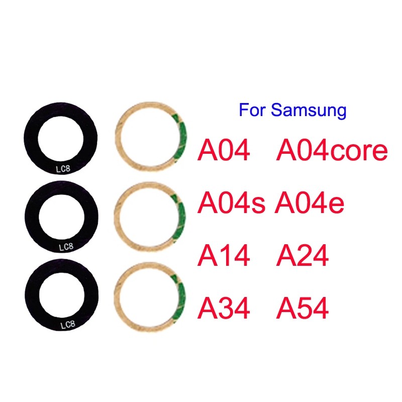 เปลี่ยนเลนส์กล้องด้านหลังสําหรับ Samsung A04 A04S A04E A14 A24 A34 A54 4G 5G