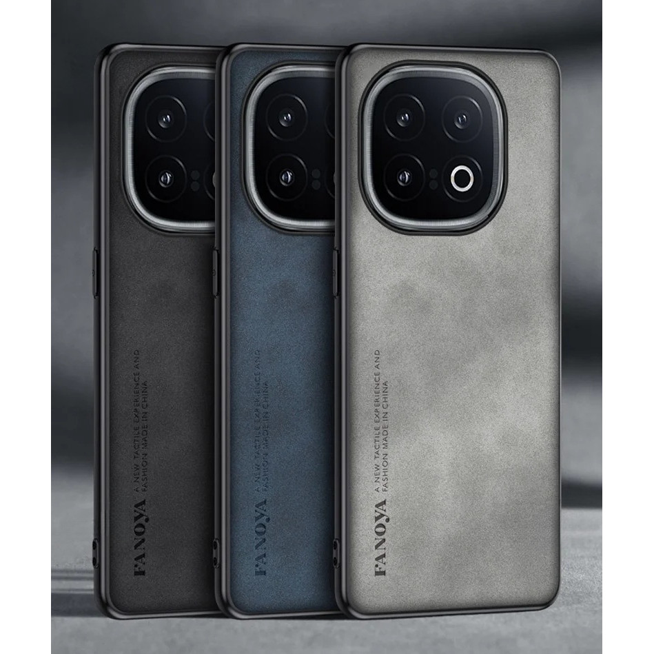 สําหรับ iQOO 13 กรณีหรูหรา PU หนังสําหรับ Vivo iQOO 13 5G iQOO13 ปกหลังซิลิโคนกันกระแทกป้องกันเต็มรู