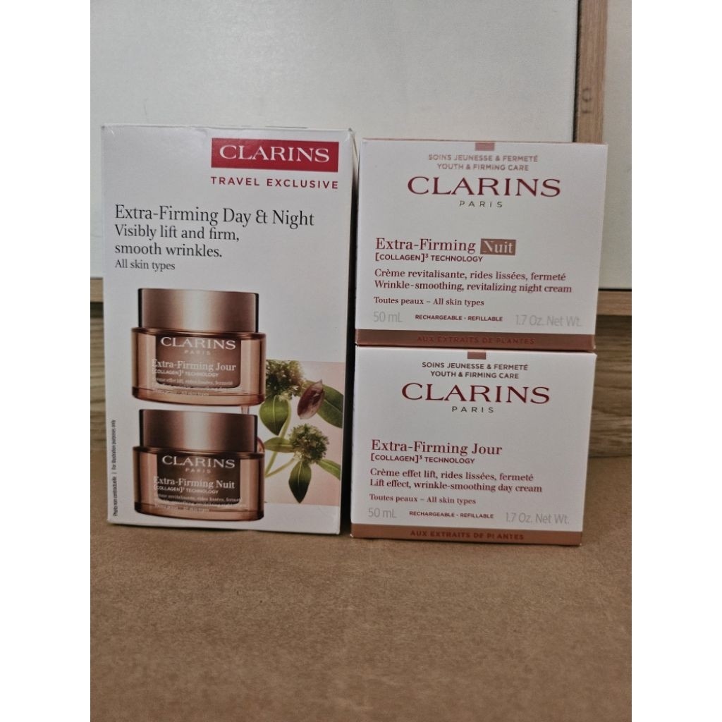NEWแท้💯CLARINS Extra-Firming Cream All Skin Types DAY/ NIGHT 50 ml