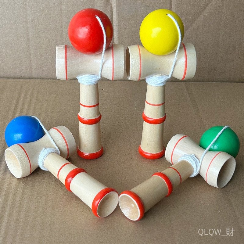 ทักษะ Ball kendama วิญญาณญี่ปุ่น kendama kendama ทักษะเบื้องต้น Ball หยก kendama Sun Moon Log