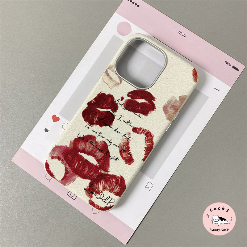 เคสไอโฟน 11 กราฟิตี้ริมฝีปากสีแดงพิมพ์นุ่ม สำหรับ IPhone 15 11 13 16 14 12 Pro Max 16 15 7 8 14 Plus XR X XS Max SE 2 3 ราคา ถูกที่สุด ดีลบีเคเค แกลเลอรีภาพที่ 3