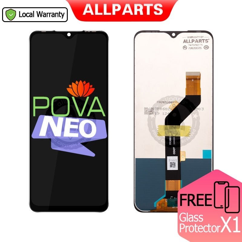 Allparts สําหรับ TECNO POVA NEO LE6 Lcd Touch Screen Digitizer เปลี่ยน LE6H