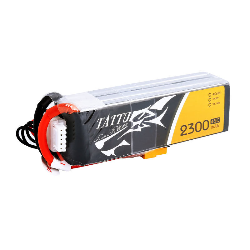Geshi TATTU2300mAh/3S/4S กําลังขยายสูง fpv ผ่านเครื่องรุ่น Drone แบตเตอรี่แบตเตอรี่ลิเธียม