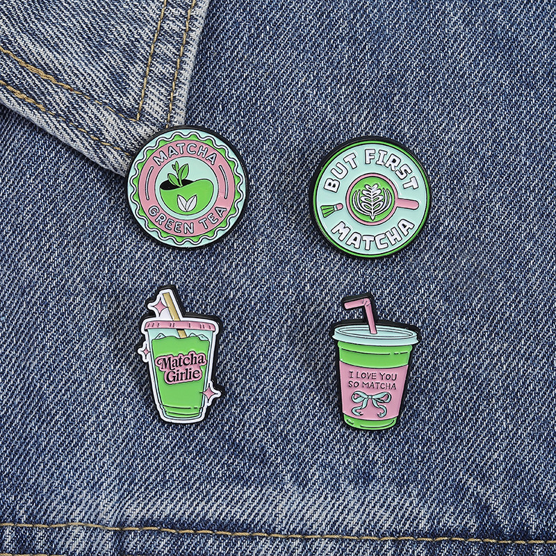 เข็มกลัดการ์ตูน-matcha girlie พร้อมคำคมสนุกๆ ‘ฉันรักคุณ’ เหมาะสำหรับเสื้อผ้าและกระเป๋าเป้ ราคา ถูกที่สุด ดีลบีเคเค แกลเลอรีภาพที่ 7
