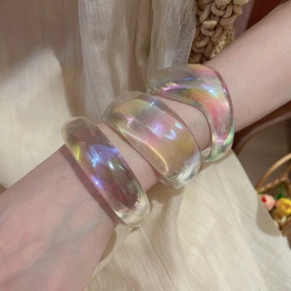 สร้อยข้อมืออะคริลิสไตล์แฟนตาซีสำหรับผู้หญิง ดีไซน์อเนกประสงค์ตกแต่งมือแบบใหม่