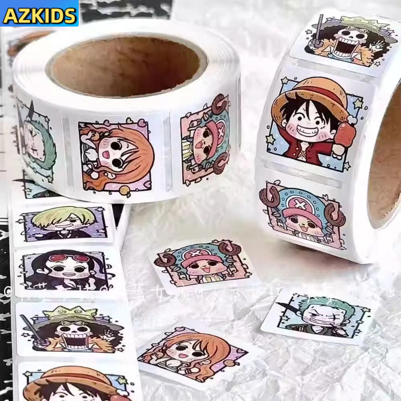 One Piece Roll Sticker คู่มือตกแต่ง สติ๊กเกอร์ปิดผนึก สติ๊กเกอร์เทป สติ๊กเกอร์การ์ตูน