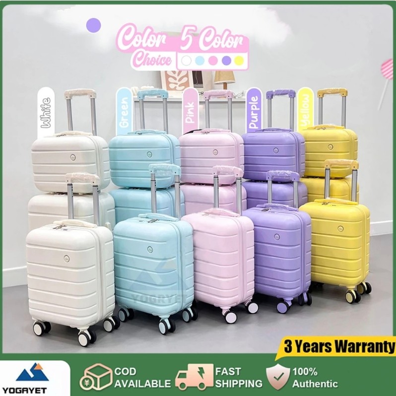 กระเป๋าเดินทาง 14/20/24/28นิ้ว กระเป๋าล้อลากและแบบถือ  น้ําหนักเบา พกพาสะดวก สไตล์เกาหลี ลวดลายแคนดี้ จัดส่งจากไทย