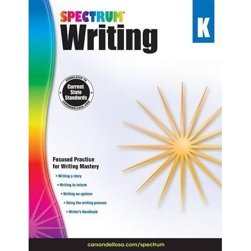 Spectrum Writing เกรด K โดย Spectrum (ฉบับสหรัฐอเมริกาปกอ่อน)