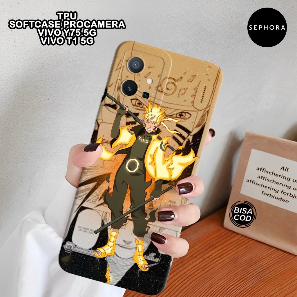 เคส VIVO Y75 / T1 5G ล่าสุด - เคสแฟชั่นอนิเมะ - เคส VIVO Y75 / T1 5G Softcase - เคสกล้อง Pro - เคส V