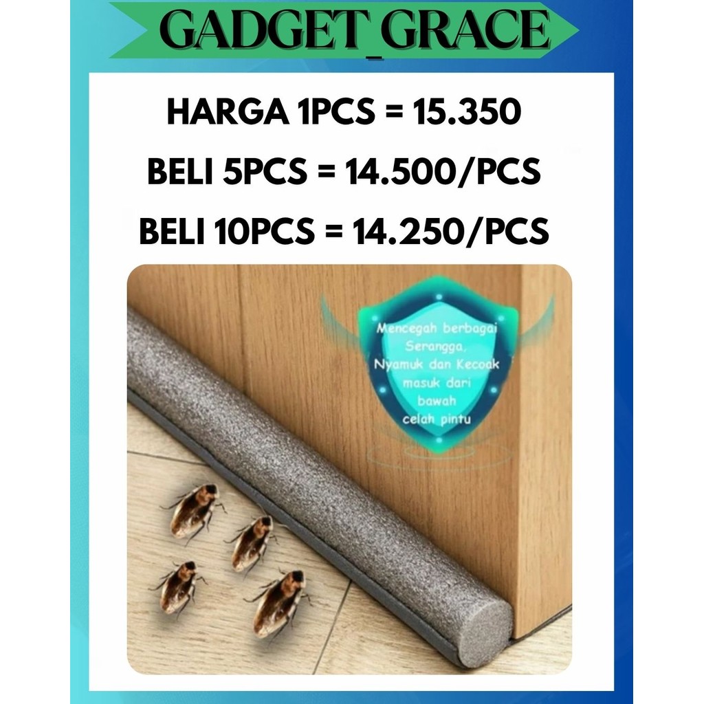 GG DOOR GAP COVER ANTI-INSECT, COCKROCHES, กิ้งก่า, โฟมป้องกัน TWIN DRAFT GUARD