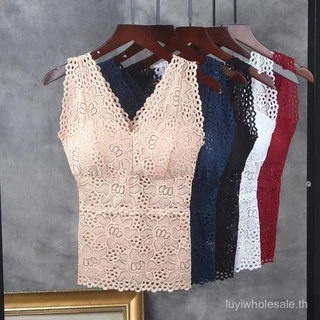 37kg-88kg Plus ขนาดผู้หญิง Sando Crop Top Plus ขนาดหญิงลูกไม้ Crop Top Sando สําหรับ Crop Top Tank ผู้เสื้อผ้าสําหรับหญิงติดตั้ง Sando สําหรับผู้