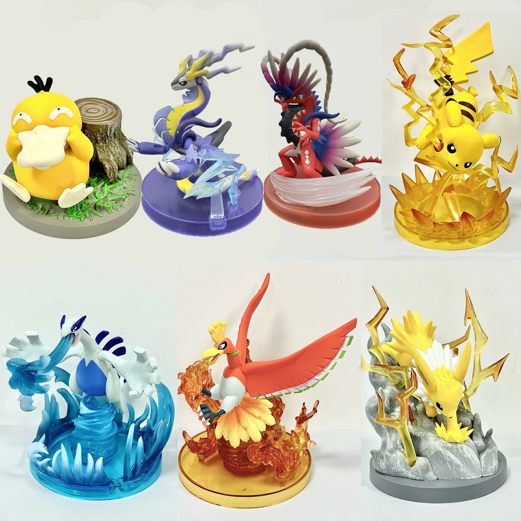Elf Movement Art Gallery ระเบิดที่สอง 5 รูปแบบสามารถเข้าถึงเป็ด Eevee Fire Phoenix รูปเครื่องประดับ