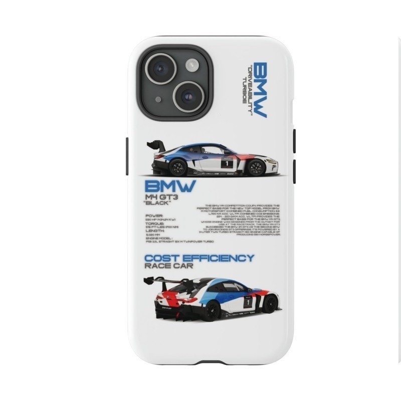 Bmw กีฬารถเคสโทรศัพท์ 2 ชั้น iPhone11 12 13 14 15 12Promax 13Promax 14Pro 14Promax X XS XR LM64 RCGK