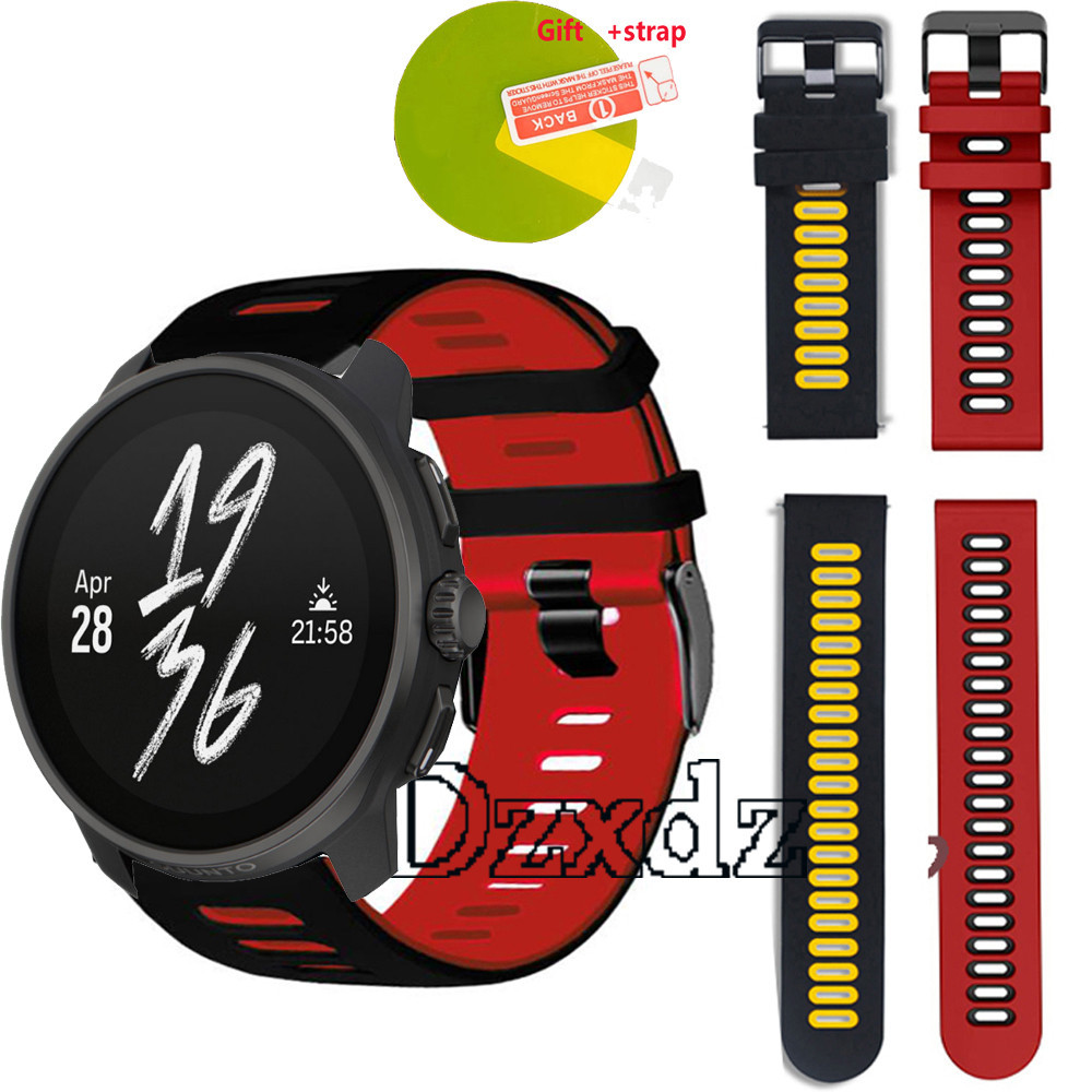 สายซิลิโคนสําหรับ Suunto Race S สมาร์ทนาฬิกาซิลิโคนสายรัดข้อมือสร้อยข้อมืออุปกรณ์เสริม