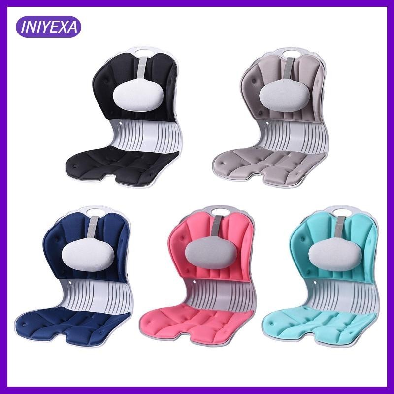 [Iniyexa] Posture Corrector เบาะรองนั่งเก้าอี้นั่ง Ergonomic Lower Back Support สําหรับเก้าอี้คอมพิวเตอร์ที่บ้านชั้นที่นั่งโต๊ะทํางานโฮมออฟฟิศ
