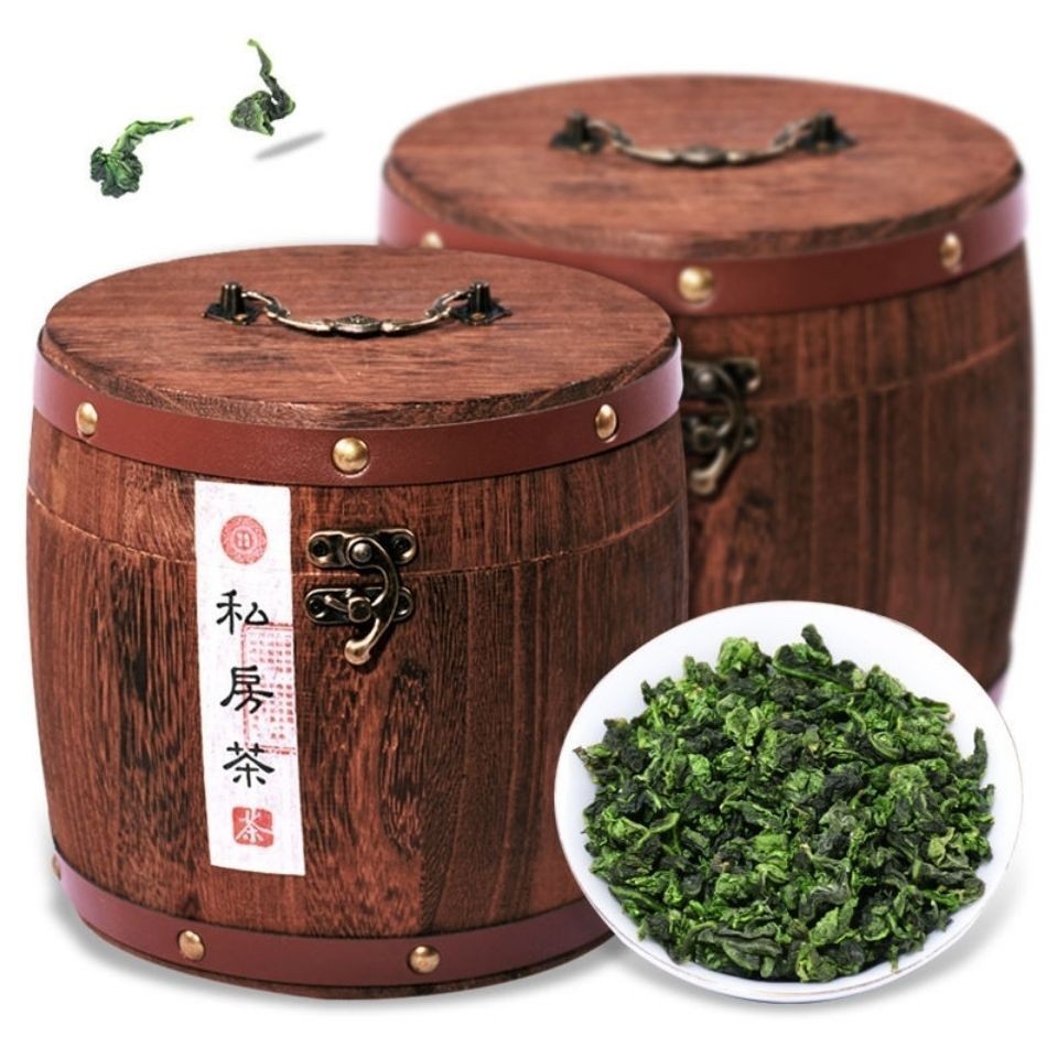 ส่วนลดทั้งร้านกล่องของขวัญถังไม้ Tieguanyin รส Luzhou 500g