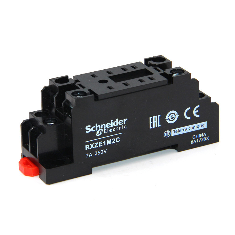 Schneider Baking/Schneider Small Intermediate Relay Base RXZE1M2C RXZE1M4C Two Open Two Closed 8 Pin