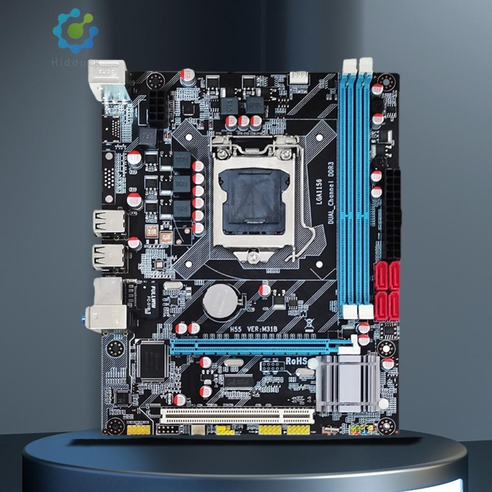 Lga1156 เมนบอร์ดคอมพิวเตอร์ 16GB RAM DDR3 หน่วยความจํา PC เมนบอร์ด 4 SATA สําหรับ I3 530 [Hidduck.th