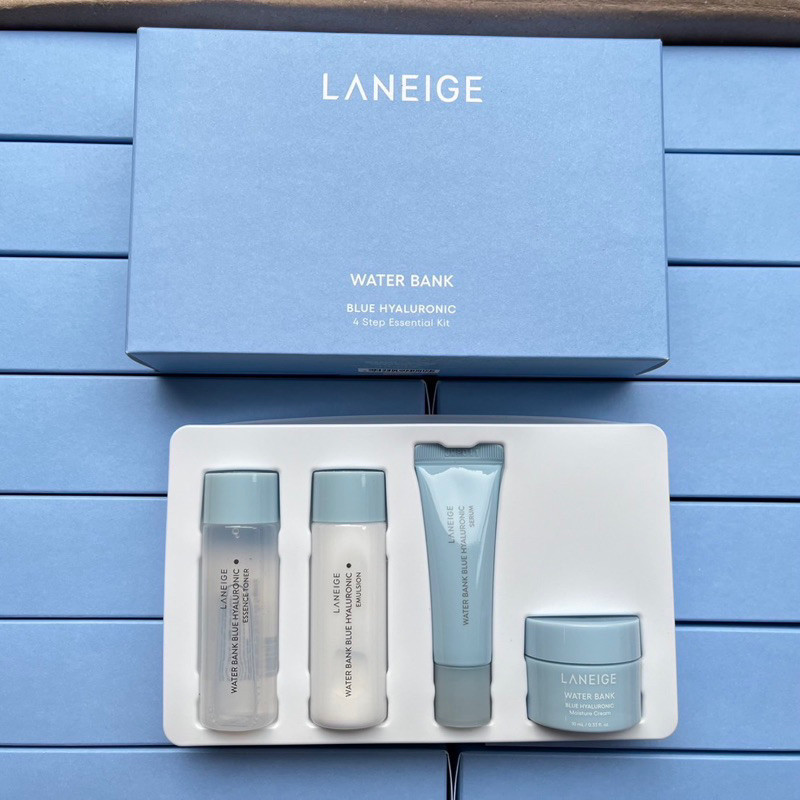 เซ็ทครีมลาเนจ Laneige Water Bank Blue Hyaluronic 4 step