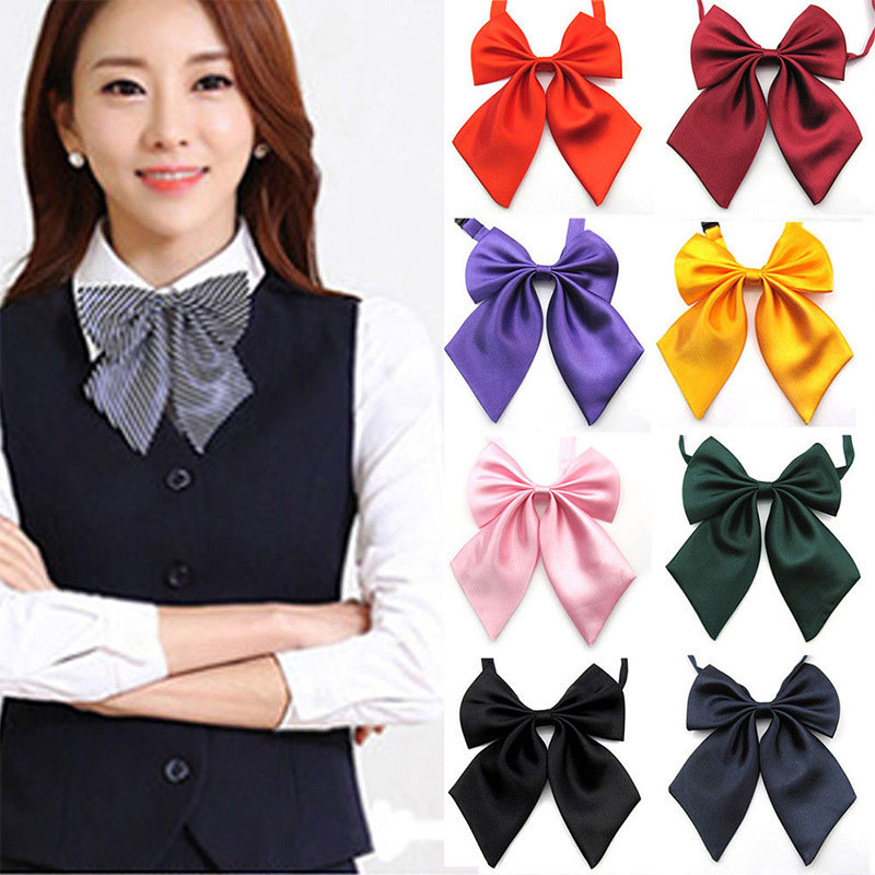 สีทึบผ้าไหมจําลองของผู้หญิงผูกโบว์ปกมืออาชีพปกของขวัญวันวาเลนไทน์