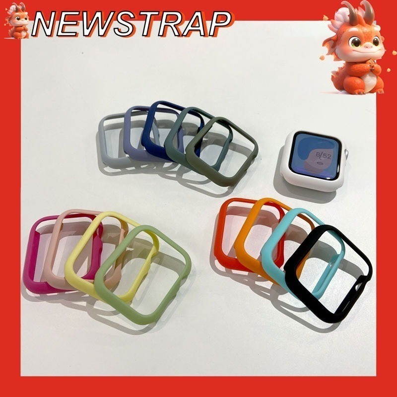 เคสสําหรับ apple watch case 9 8 7 45 มม.41 มม.PC hollow อุปกรณ์ป้องกันสําหรับ apple watch series 6 5