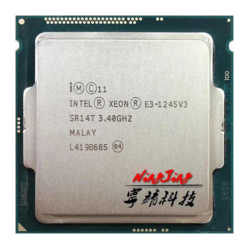 [สต๊อกพร้อม] intel xeon E3-125 v3 e3 1245v3 e3 1245 v3 3.4 ghz Quad-Core Eight-Wire โปรเซสเซอร์ 8m 8