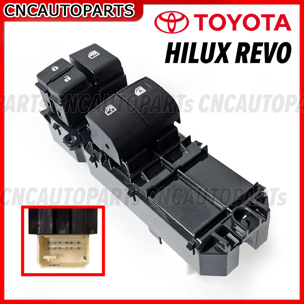 สวิตช์ยกกระจกประตู TOYOTA REVO 2ประตู ปี 2015 2016 2017 2018 2019 สวิท รีโว้ ข้างขวา (รับประกัน3เดือน)