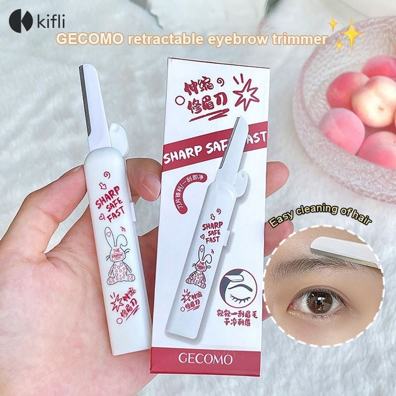 kifli.thAnti Scratch Retractable Eyebrow Trimmer Macro Grid Eyebrow Trimmer ปลอดภัยสามเณร Eyebrow Tr