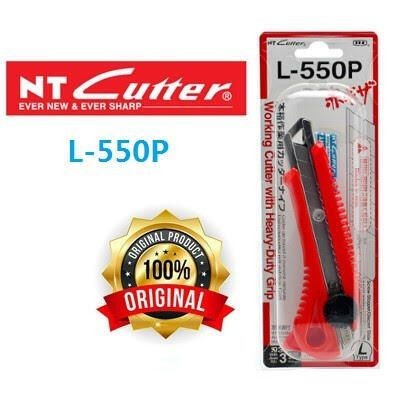 NT Cutter L-550P Heavy Duty สกรูล็อคเครื่องตัดพร้อม Jaggy Holder Grip L550P