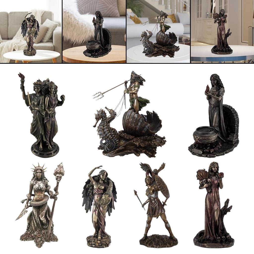 [Lszcx6l] Bronze สําเร็จรูปรูปปั้นเทพธิดากรีกเรซิ่นงานศิลปะหุ่นประติมากรรมตกแต่งของสะสมตู้หนังสือเครื่องประดับ