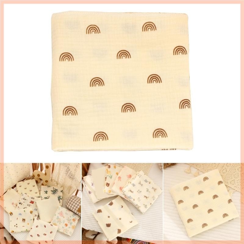 Cc ผ้าห่มผ้าฝ้ายนุ่มและระบายอากาศทารกแรกเกิดรับผ้าห่ม Swaddles Wrap รถเข็นเด็กสําหรับอาบน้ําเด็ก