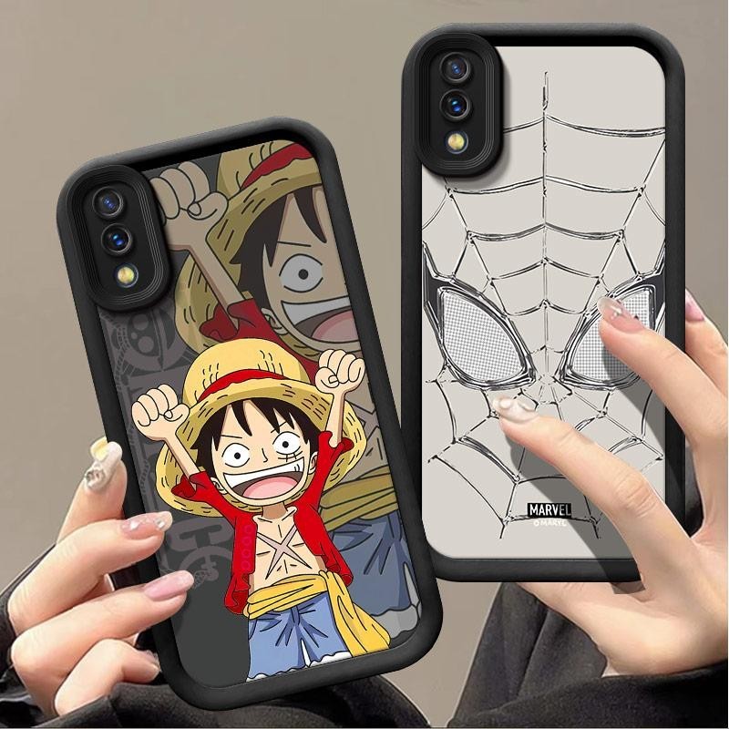 สําหรับ VIVO Y91C กรณีซิลิโคนนุ่ม TPU เคสโทรศัพท์สําหรับ VIVOY91c Y 91c 1820 น่ารักการ์ตูนปลอก Anti 