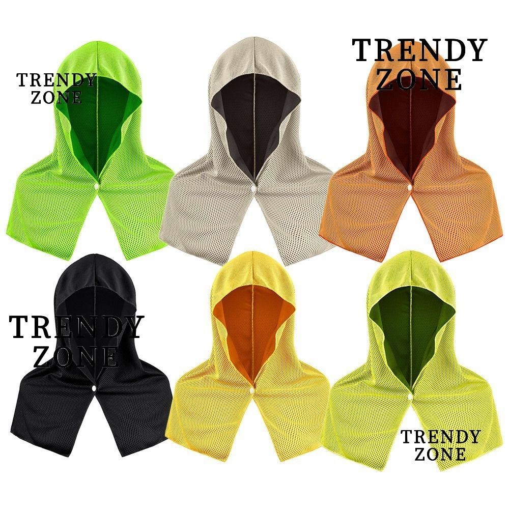 Trendyzone ผ้าขนหนูระบายความร้อน, UPF50+ แห้งเร็ว U-รูป Hoodie Beach, ผิวที่เป็นมิตร Anti-uv Face Cover ผ้าไหมน้ําแข็ง Breathable Beach Towel สําหรับฤดูร้อน
