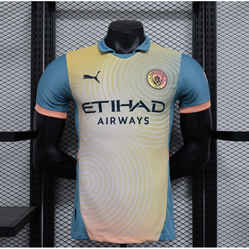 [รุ่นผู้เล่น] 24/25 เสื้อฟุตบอลผู้ชายแมนเชสเตอร์ซิตี้ใหม่