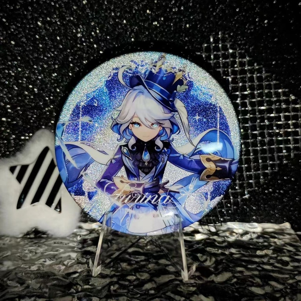 Genshin  Funena Sinner Dance Spin 7.5 round Brooch